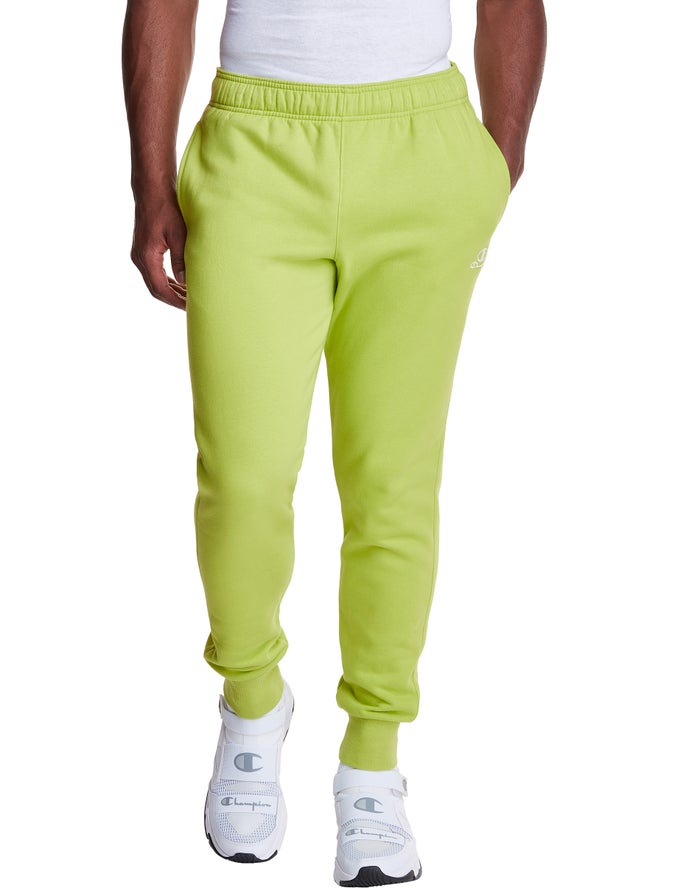 Champion Herre Joggingbukser Grøn - Classic Fleece - Danmark PMQ-136540